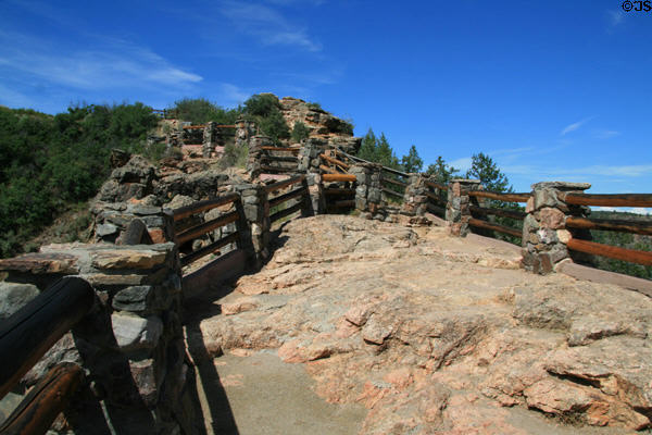 Observation pathway at Gunnison National Park. CO.