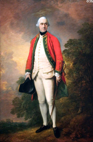 Portrait of George Pitt, First Lord Rivers (c1768-9) by Thomas Gainsborough at Cleveland Museum of Art. Cleveland, OH.