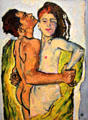 Lovers painting by Koloman Moser at Leopold Museum. Vienna, Austria.