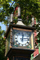 Gastown Steam Clock face. Vancouver, BC