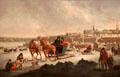 North West Part of City of Quebec painting by George Heriot at Royal Ontario Museum. Toronto, ON