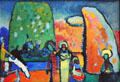 Study for Improvisation 2 painting by Wassily Kandinsky at Lenbachhaus. Munich, Germany.