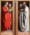 Four Apostles painting by Albrecht Dürer at Alte Pinakothek. Munich, Germany.