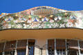 Upper story of rear facade of Casa Batlló. Barcelona, Spain.
