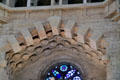 Window surround features in Sagrada Familia. Barcelona, Spain.