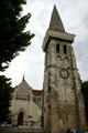 Bell tower of St Jean at Abbey of St Germaine. Auxerre, France.