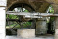 Walking wheel to lift water from 132m deep well at Citadel. Besançon, France