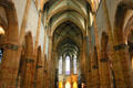 St Martin church vaulted interior. Colmar, France.