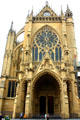 Cathedral of St Etienne facade. Metz, France.