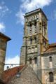 Tower of St Antoine at Basilique Ste-Madeleine. Vézelay, France.