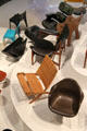 Collection of modern chairs at Museum of Decorative Arts. Paris, France.