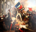 Combat at Paris City Hall on July 28, 1830 painting by Victor Schnetz at Petit Palace Museum. Paris, France.