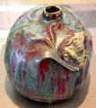 Ceramic vase "fruit devoured by an animal" by Pierre-Adrin Dalpayrat at Petit Palace Museum. Paris, France.