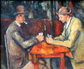 The Card Players painting by Paul Cézanne at Musée d'Orsay. Paris, France