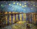 Starry Night painting by Vincent van Gogh at Musée d'Orsay. Paris, France