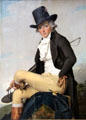 Portrait of Pierre Seriziat by Jacques-Louis David at Louvre Museum. Paris, France.