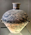 Terra cotta Majiayao culture jar from Gansu at Cernuschi Museum. Paris, France.