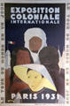 Exposition Coloniale Internationale Paris 1931 poster at Army Museum at Les Invalides. Paris, France