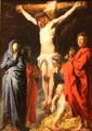 Crucifixion painting by Jacob Jordaens at Museum of Fine Arts of Rennes. Rennes, France.