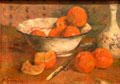 Still life with oranges painting by Paul Gauguin at Museum of Fine Arts of Rennes. Rennes, France.