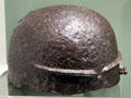 Iron helmet from Vié Cioutat, Mons at Musée de la Romanité. Nimes, France.