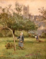 Apple Gathering, Quimperlé painting by Walter Osborne at National Gallery of Ireland. Dublin, Ireland.