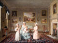 Mrs. Congreve with her Children painting by Philip Reinagle at National Gallery of Ireland. Dublin, Ireland.