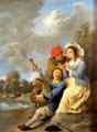 The Concert painting by D. Teniers at Russborough House. Ireland.