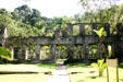Ruins of 18th C Maison du Maitre destroyed volcanic eruption in 1902 at Habitation Anse Latouche. Carbet, Martinique.