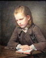 Boy with Lesson Book painting by Jean-Baptiste Greuze at National Gallery of Scotland. Edinburgh, Scotland.