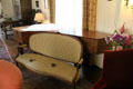 Settee & fortepiano made by Stodart's at Kellie Castle. Pittenweem, Scotland.