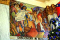 Art Deco mural of Discovery & Building by John Augustus Walker at Mobile Museum. Mobile, AL.