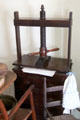Linen press at Conde-Charlotte Museum. Mobile, AL.