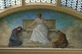 Mural of Religion by Paul Heerwagen in Arkansas State Capitol. Little Rock, AR.