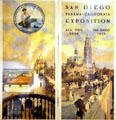 Brochure of San Diego Panama-California Exposition at LA County Natural History Museum. Los Angeles, CA.