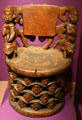 Cameroon Grassfields ceremonial chair at Fowler Museum. Los Angeles, CA.