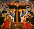 Christ on cross with Saints at LACMA. Los Angeles, CA.