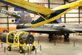 Indoor display of aircraft including Lockheed SR-71A Blackbird at March Field Air Museum. Riverside, CA.