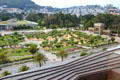 View of Golden Gate Park from observation tower of de Young Museum. San Francisco, CA