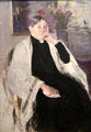 Mrs. Robert S. Cassatt, the artist's mother portrait by Mary Cassatt at de Young Museum. San Francisco, CA.