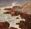 Seaweed & Surf, Appledore, at Sunset painting by Frederick Childe Hassam at de Young Museum. San Francisco, CA.