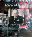 Poster celebrates Lt. Col. Jimmy Doolittle at Alameda Naval Air Museum. Alameda, CA.