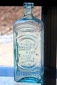 Antique glass container for Kilmer's Swamp Root Kidney, Liver & Bladder Cure at Red Barn Museum. San Andreas, CA