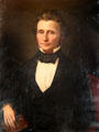 Portrait of Enoch Pardee who made his fortune during California Gold Rush at Pardee Home Museum. Oakland, CA.