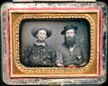 Two Miners with Gold Nugget Stick-Pins daguerreotype at Oakland Museum of California. Oakland, CA.