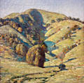 Hill of Sun, San Anselmo, CA painting by Childe Hassam at Oakland Museum of California. Oakland, CA.