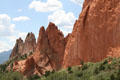 Rock formation in Garden of the Gods. Manitou Springs, CO