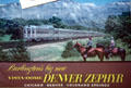 Denver Zephyr poster at Colorado Railroad Museum. CO