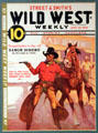Street & Smith's Wild West Weekly Magazine with Mitchell's cover art at A.R. Mitchell Museum of Western Art. Trinidad, CO.