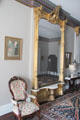 Tall mirror in parlor at Isham-Terry House Museum. Hartford, CT.